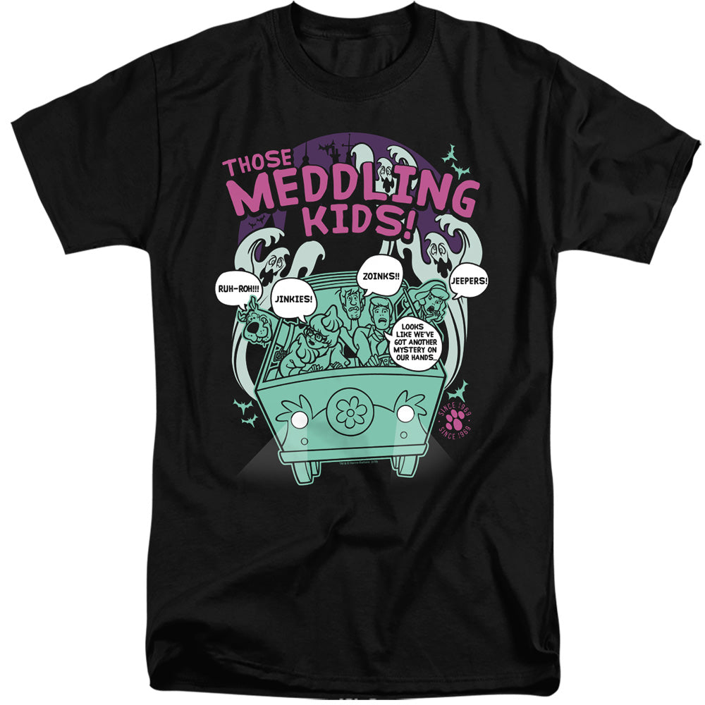 Scooby Doo Meddling Since 1969 Mens Tall T Shirt Black