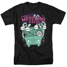Load image into Gallery viewer, Scooby Doo Meddling Since 1969 Mens T Shirt Black