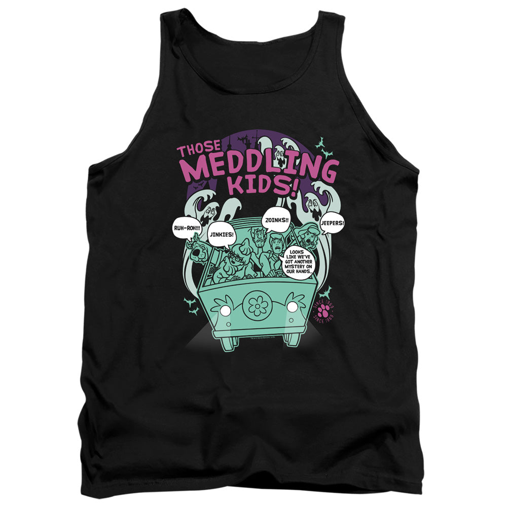 Scooby Doo Meddling Since 1969 Mens Tank Top Shirt Black