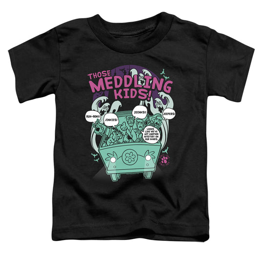 Scooby Doo Meddling Since 1969 Toddler Kids Youth T Shirt Black