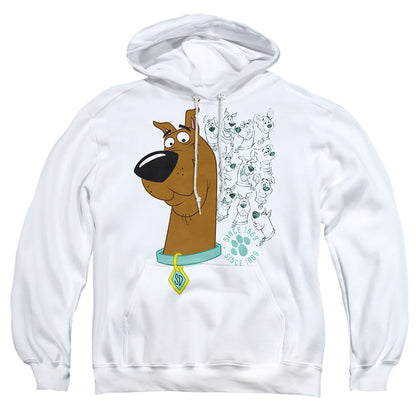 Scooby Doo Evolution Of Scooby Doo Mens Hoodie White Officially Licensed
