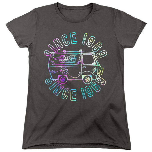 Scooby Doo Groovin 69 Womens T Shirt Charcoal