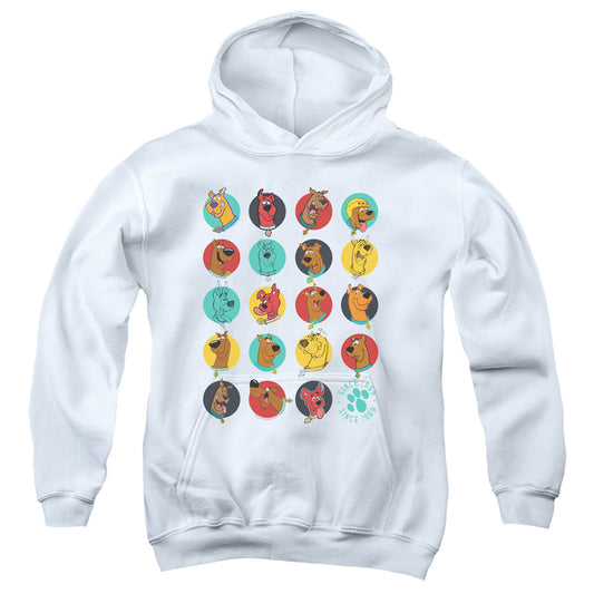 Scooby Doo Zoinks Repeat Kids Youth Hoodie White