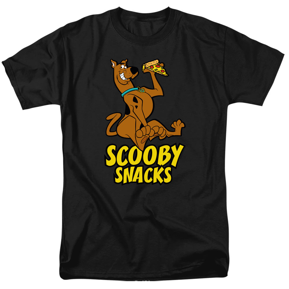 Scooby Doo! Scooby Snacks Pizza! Mens T Shirt Black Officially Licensed