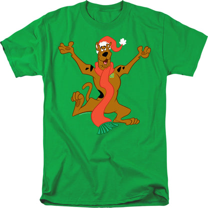 Scooby Doo! Christmas Hugs Mens T Shirt Black Officially Licensed