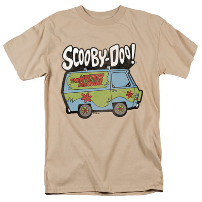 Scooby Doo! Mystery Machine 2 Mens T Shirt Sand Officially Licensed
