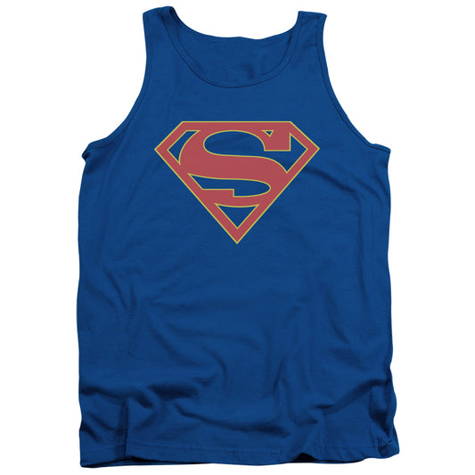 Supergirl Logo Mens Tank Top Shirt Royal Blue