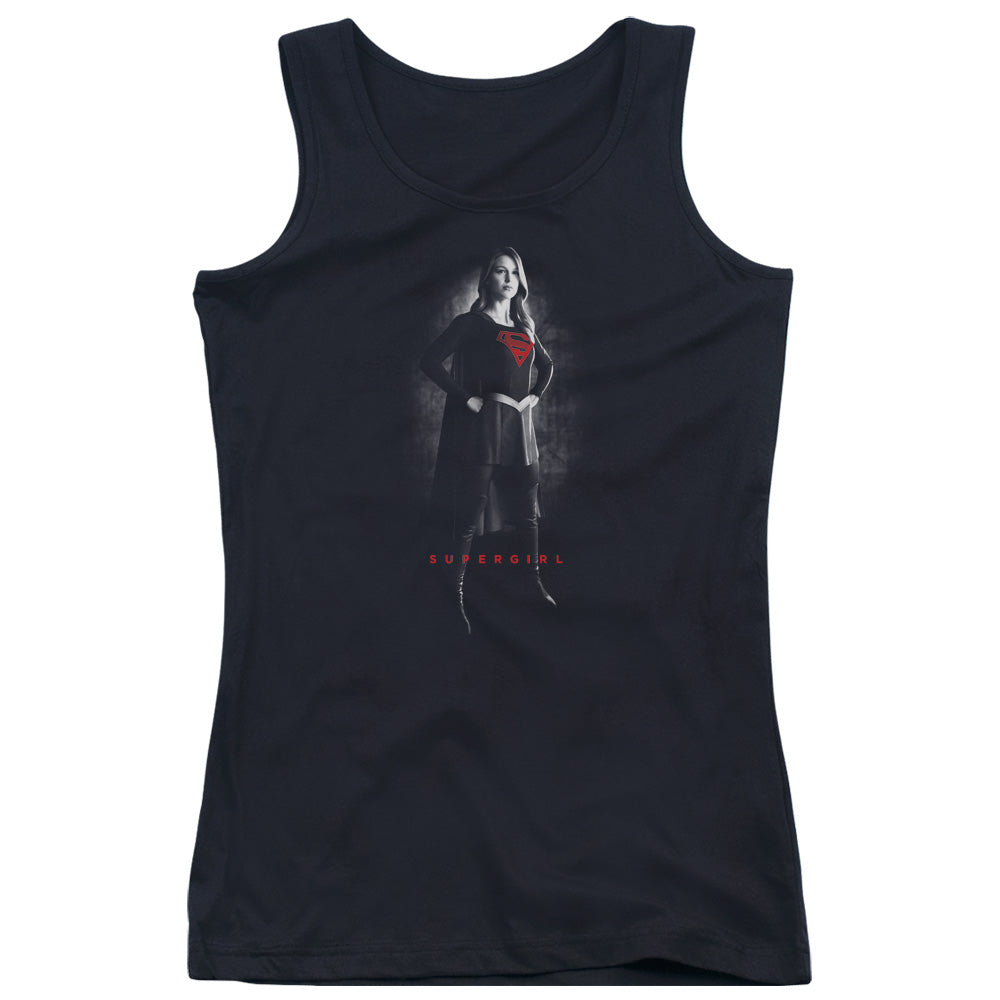 Supergirl Supergirl Noir Womens Tank Top Shirt Black