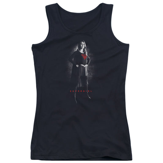 Supergirl Supergirl Noir Womens Tank Top Shirt Black