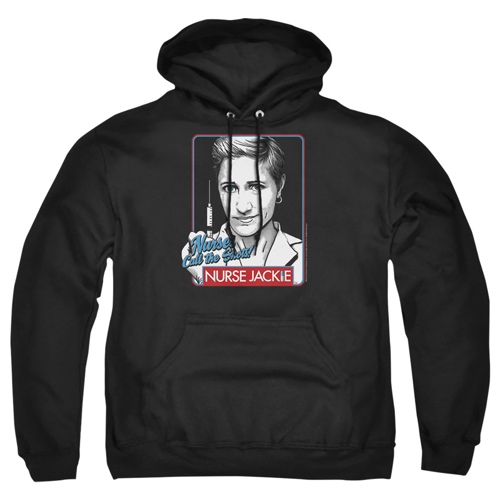 Nurse Jackie Nurses Call The Shots Mens Hoodie Black