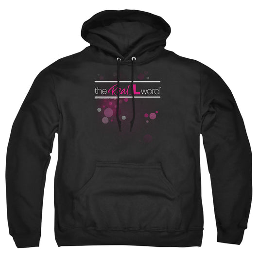 Real L Word Flashy Logo Mens Hoodie Black