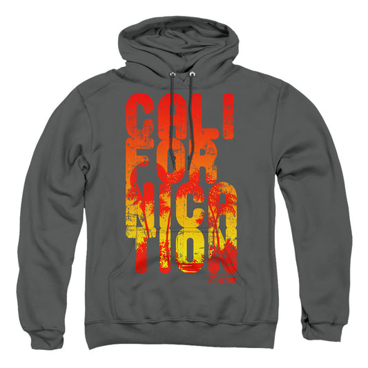 Californication Cali Type Mens Hoodie Charcoal