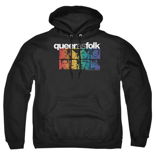 Queer As Folk Cast Mens Hoodie Black