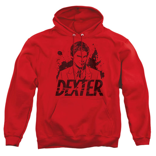 Dexter Splatter Dex Mens Hoodie Red