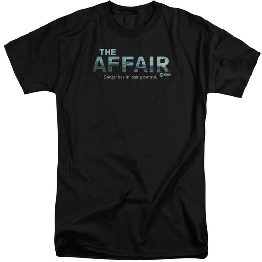 Affair Ocean Logo Mens Tall T Shirt Black