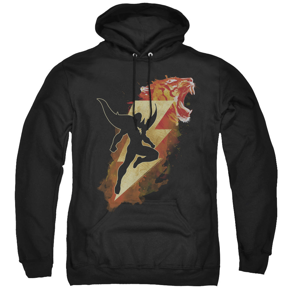 Shazam Movie Tiger Bolt Mens Hoodie Black