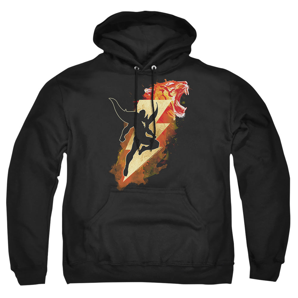 Shazam Movie Tiger Bolt Mens Hoodie Black