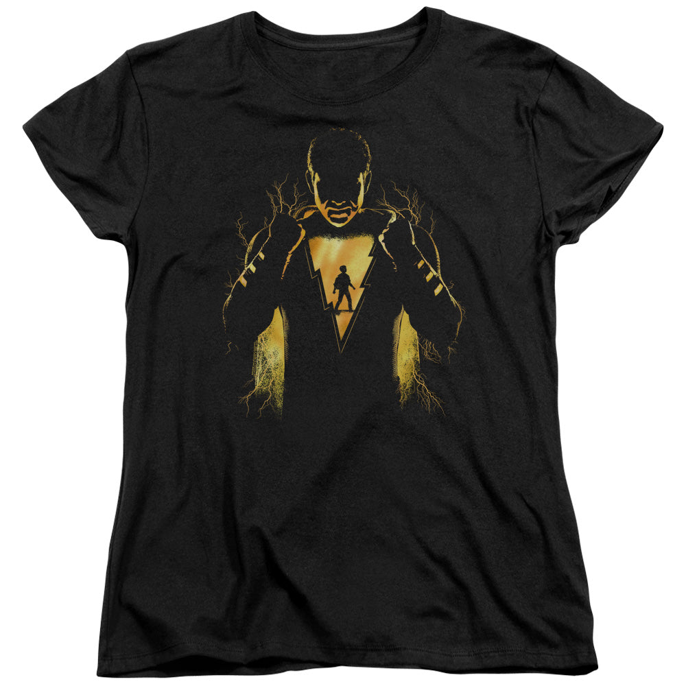 Shazam Movie Whats Inside S S Women's Tee Black