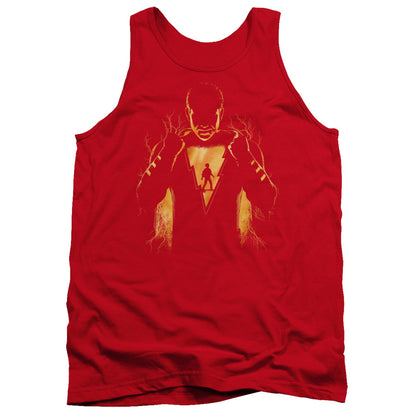 Shazam Movie Whats Inside Mens Tank Top Shirt Red