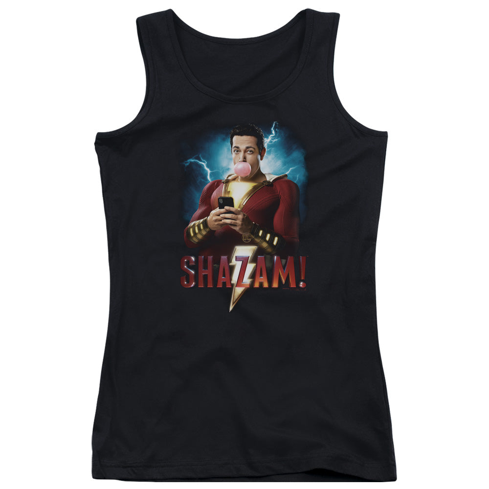 Shazam Movie Blowing Up Womens Tank Top Shirt Black