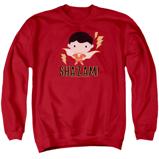 Shazam Movie Shazam Chibi Mens Crewneck Sweatshirt Red