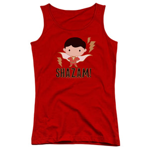 Shazam Movie Shazam Chibi Womens Tank Top Shirt Red