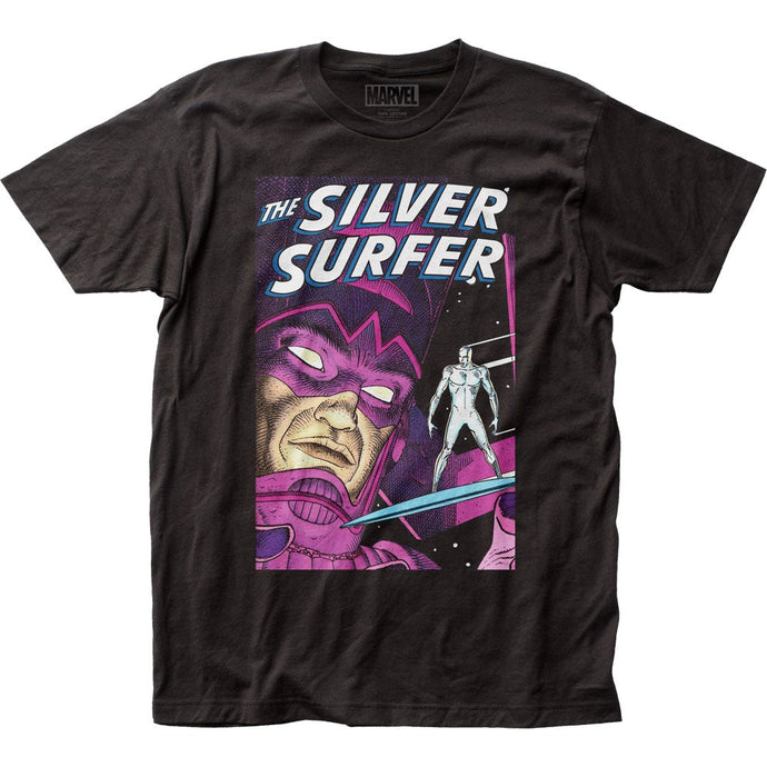 Silver Surfer Parable Mens T Shirt Black