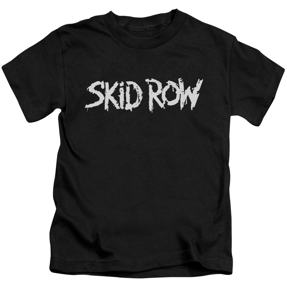 Skid Row Logo Juvenile Kids Youth T Shirt Black