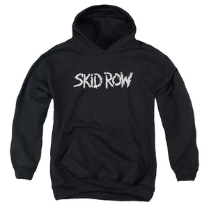 Skid Row Logo Kids Youth Hoodie Black