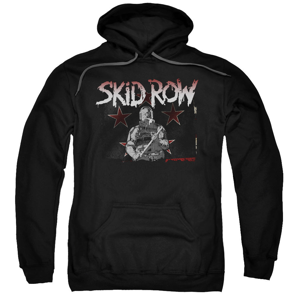 Skid Row Unite World Rebellion Mens Hoodie Black