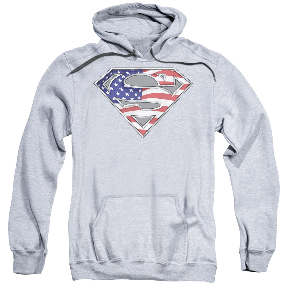 Superman All Mens Hoodie Athletic Heather