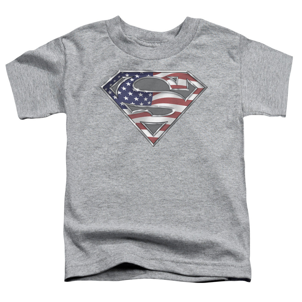 Superman All Toddler Kids Youth T Shirt Athletic Heather