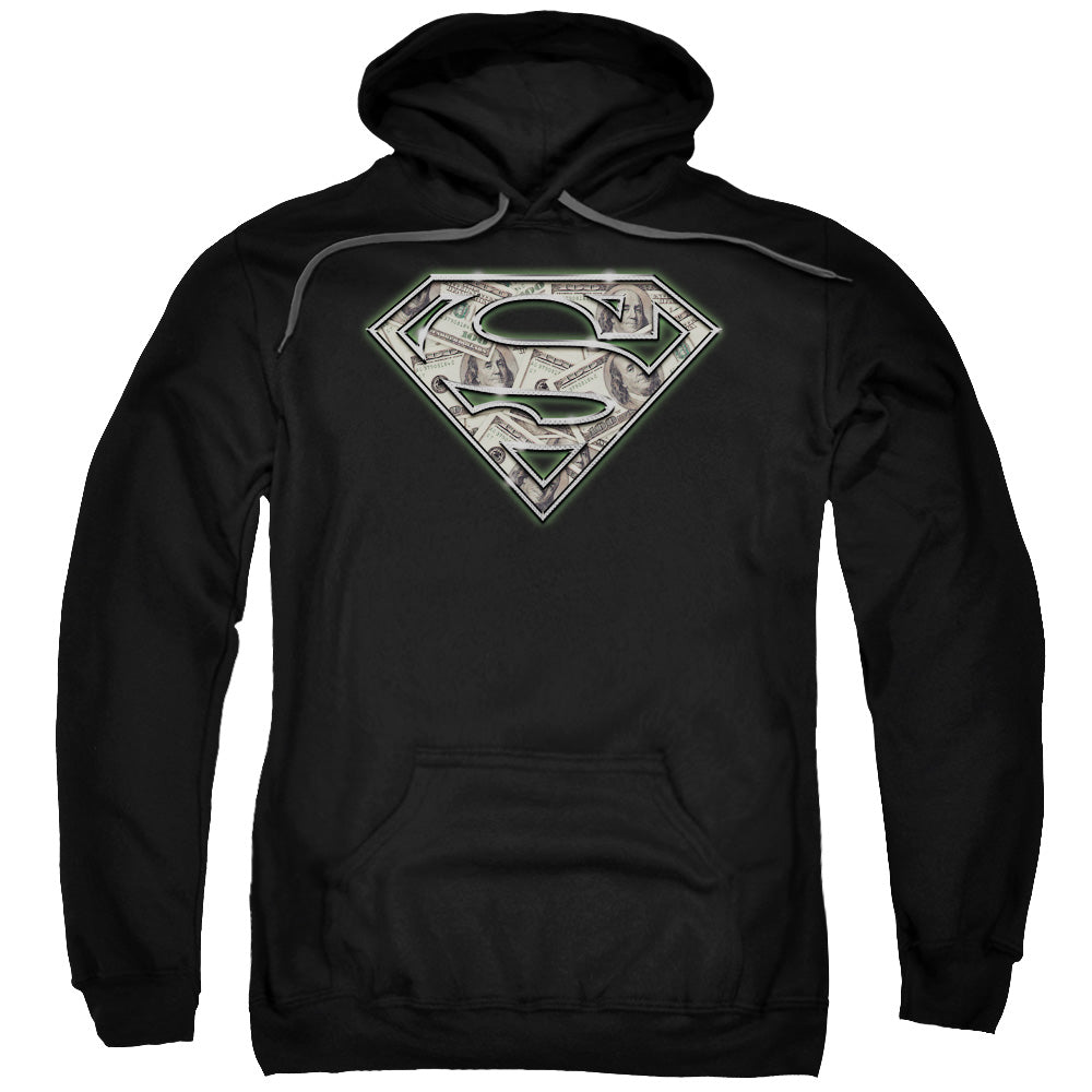 Superman All About The Benjamins Mens Hoodie Black