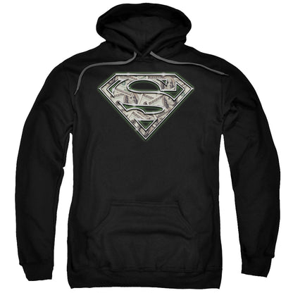 Superman All About The Benjamins Mens Hoodie Black