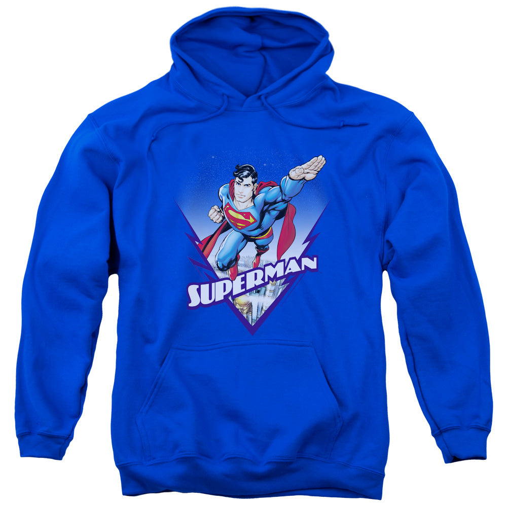 Superman Looks Like A Job For Mens Hoodie Royal Blue