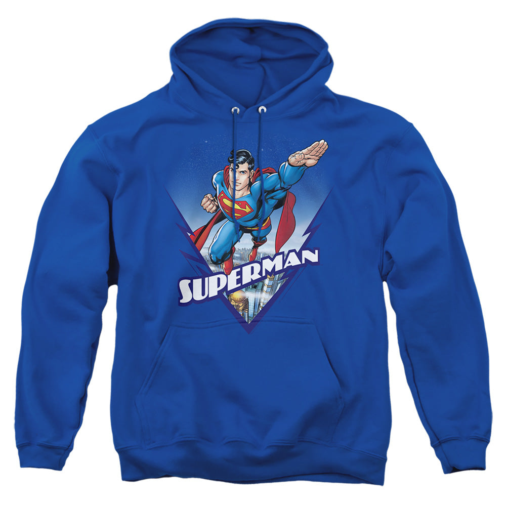 Superman Looks Like A Job For Mens Hoodie Royal Blue