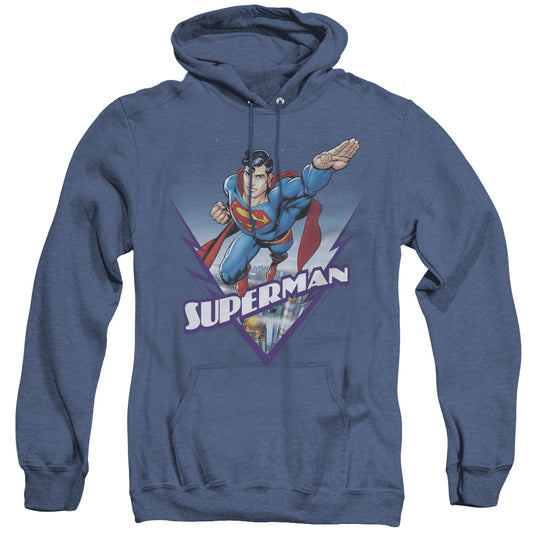 Superman Looks Like A Job For Heather Mens Hoodie Royal Blue