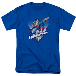 Superman Looks Like A Job For Mens T Shirt Royal Blue
