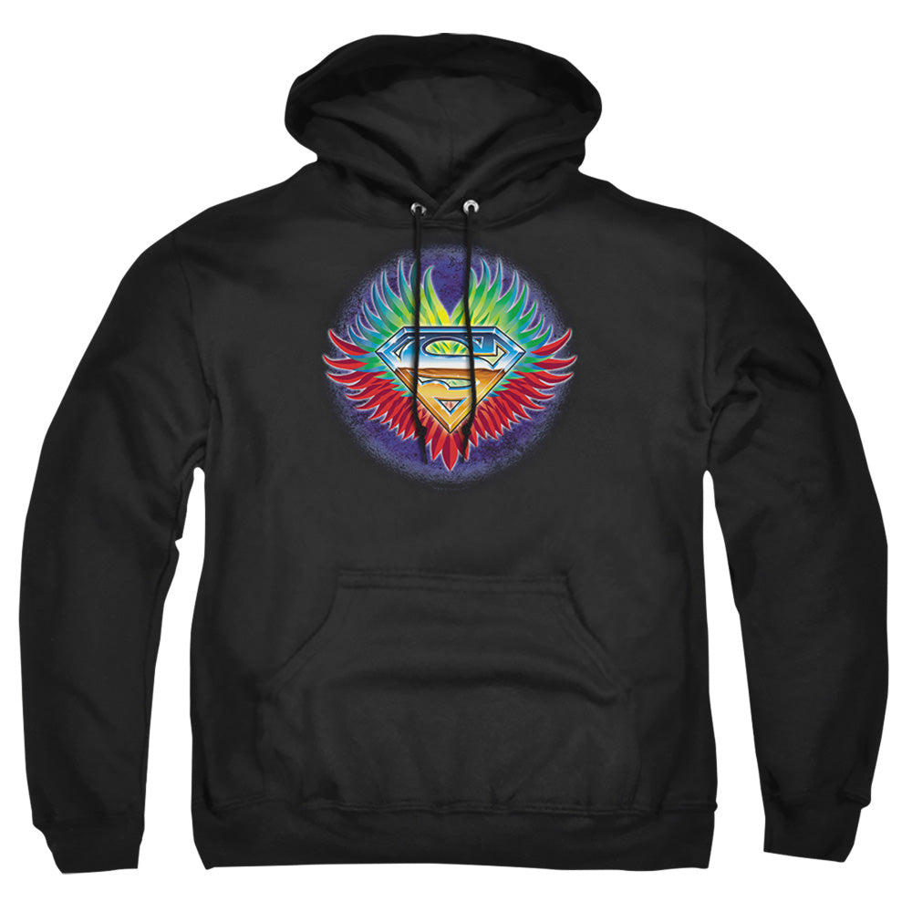 Superman Don&#39;T Stop Believing Mens Hoodie Black