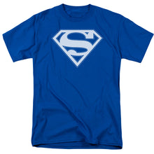 Load image into Gallery viewer, Superman Blue &amp; White Shield Mens T Shirt Royal Blue