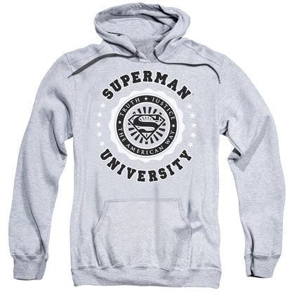 Superman Superman University Mens Hoodie Athletic Heather