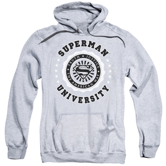 Superman Superman University Mens Hoodie Athletic Heather