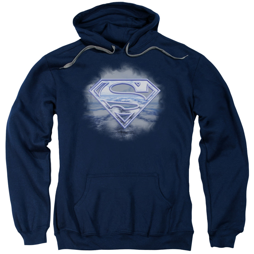 Superman Freedom Of Flight Mens Hoodie Navy