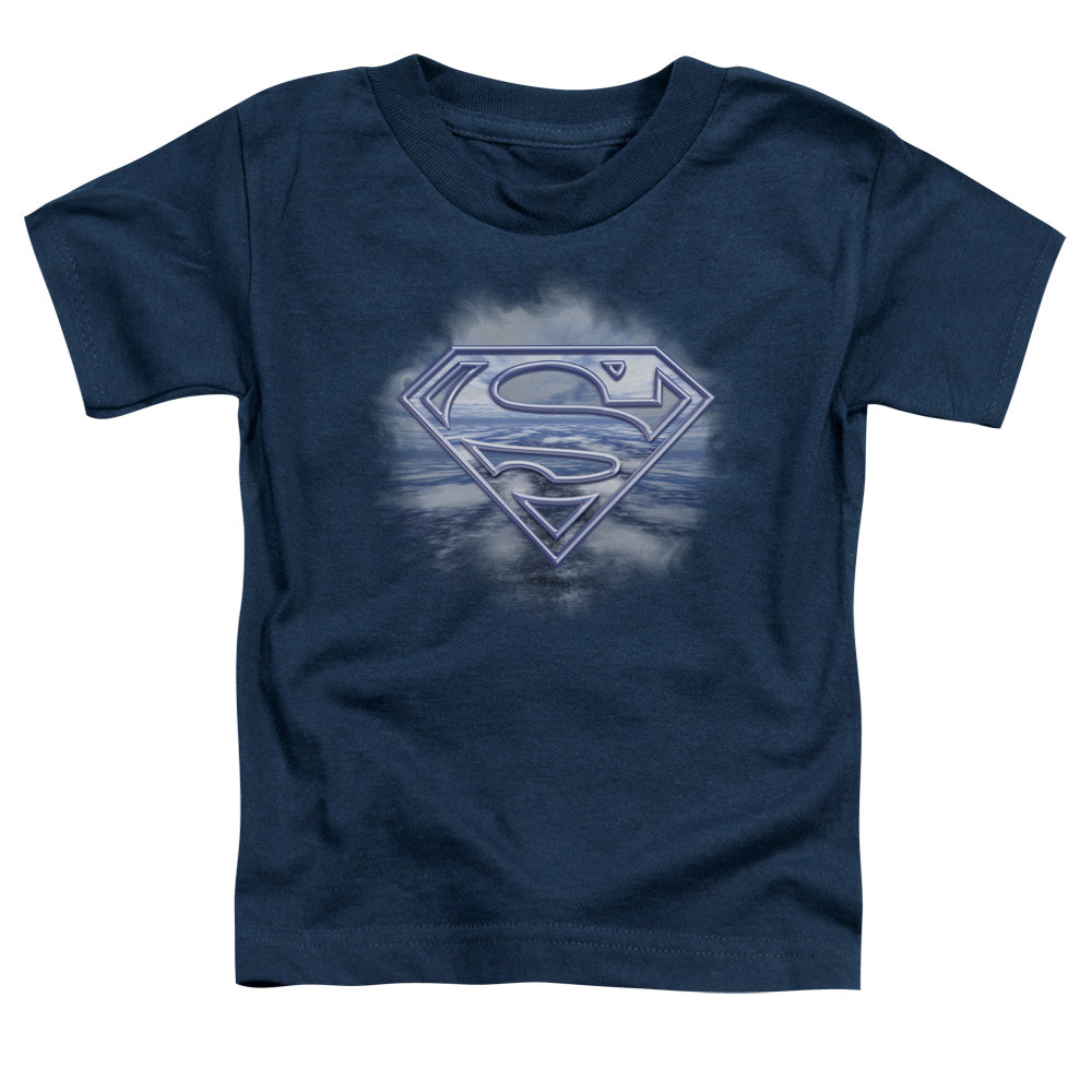 Superman Freedom Of Flight Toddler Kids Youth T Shirt Navy