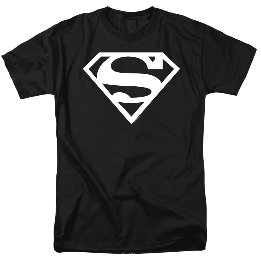 Superman Logo Mens T Shirt Black