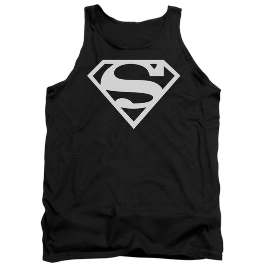 Superman Logo Mens Tank Top Shirt Black