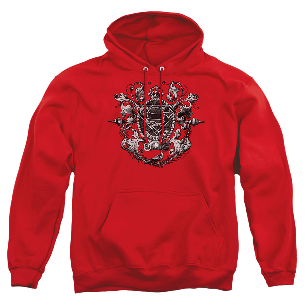 Superman All Hail Superman Mens Hoodie Red