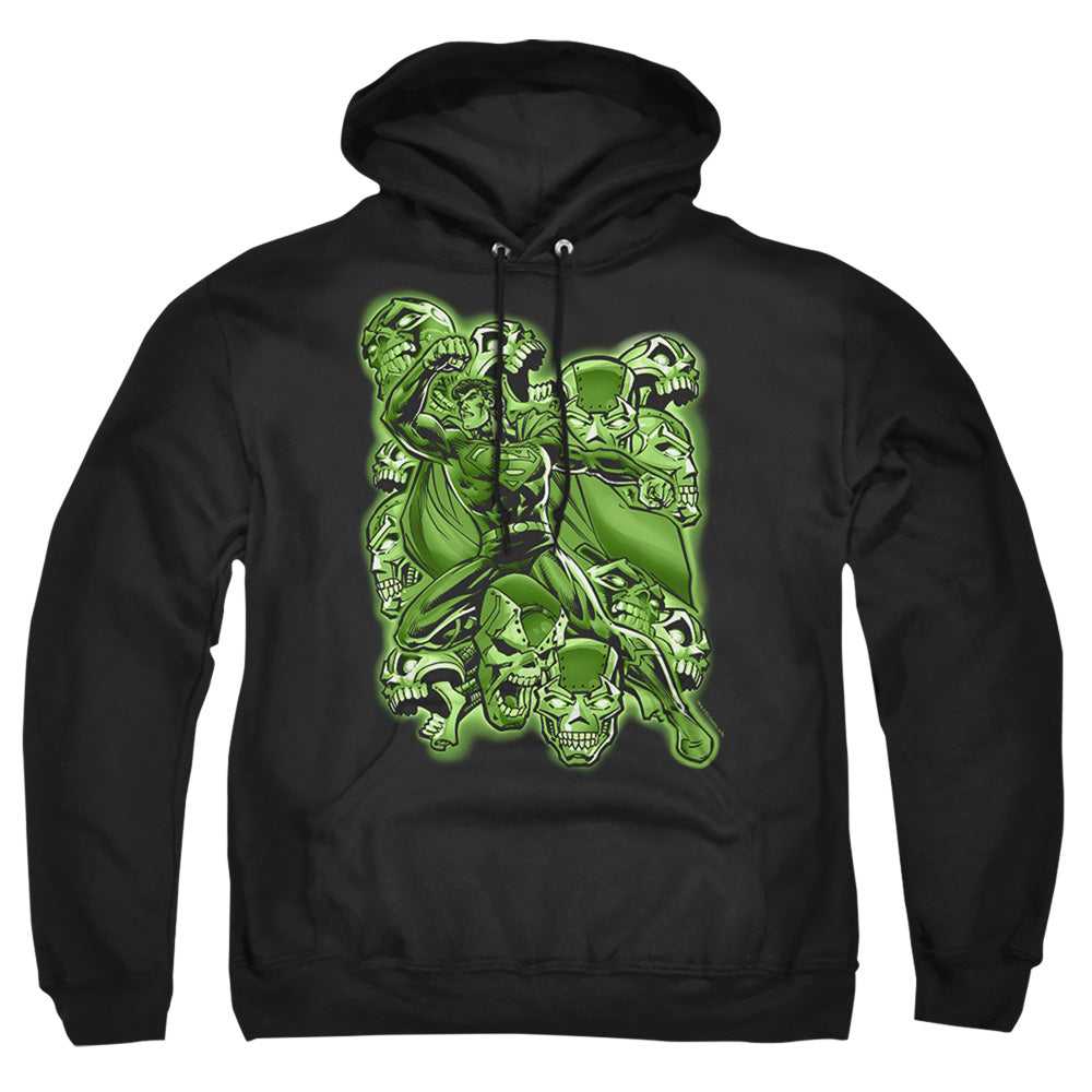 Superman Metallo Mayhem Mens Hoodie Black