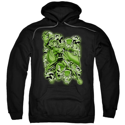 Superman Metallo Mayhem Mens Hoodie Black