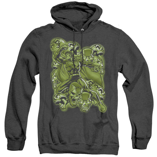 Superman Metallo Mayhem Heather Mens Hoodie Black